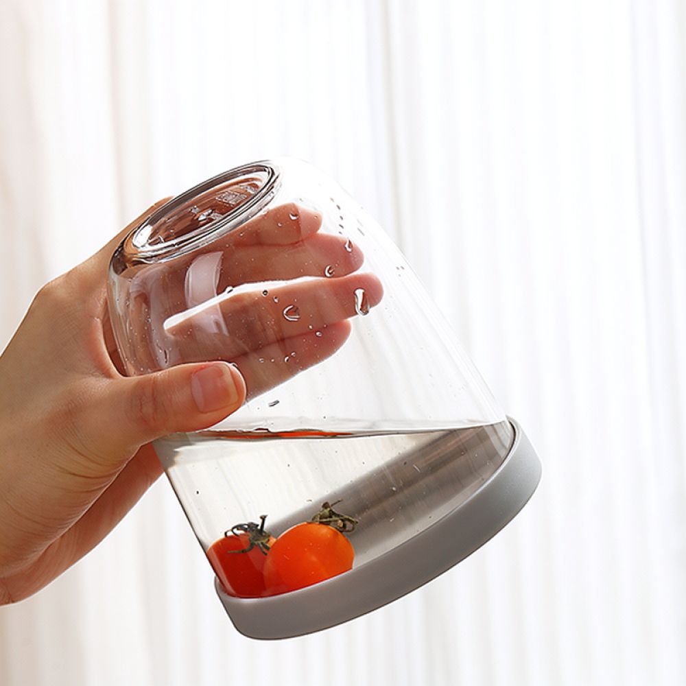 Healthy Snacks Food - Grote salade-shaker met vork, draagbare, lekvrije