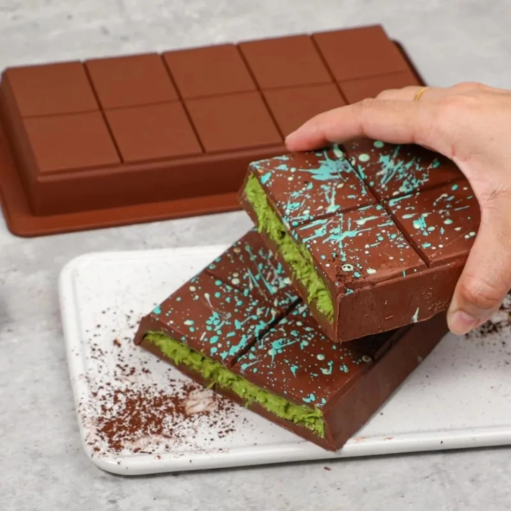 Protein Bar - Siliconen chocoladevorm, rechthoekig, gemakkelijk te ontvormen,