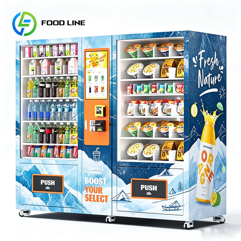 Food Snacks Drinks - Voedselautomaat, snackautomaat, combinatieautomaat, crackers, granola bars,