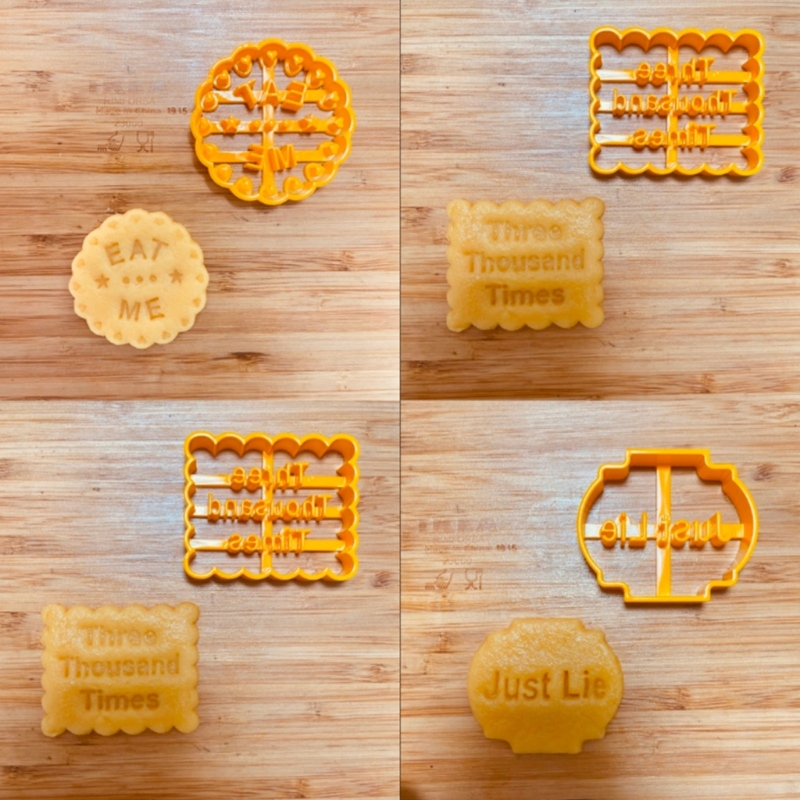 Set 4 ABS-koekjesvormen met ze - Cookies Pack recensie en prijs