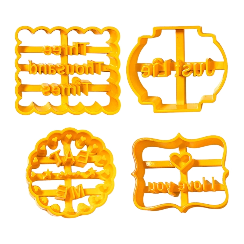 Set 4 ABS-koekjesvormen met ze - Cookies Pack recensie en prijs
