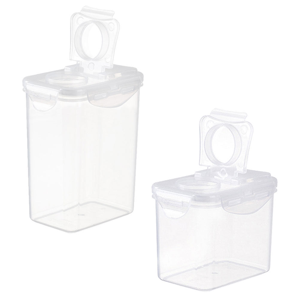 Set van 2 opbergpotten, plasti - Dried Fruit recensie en prijs