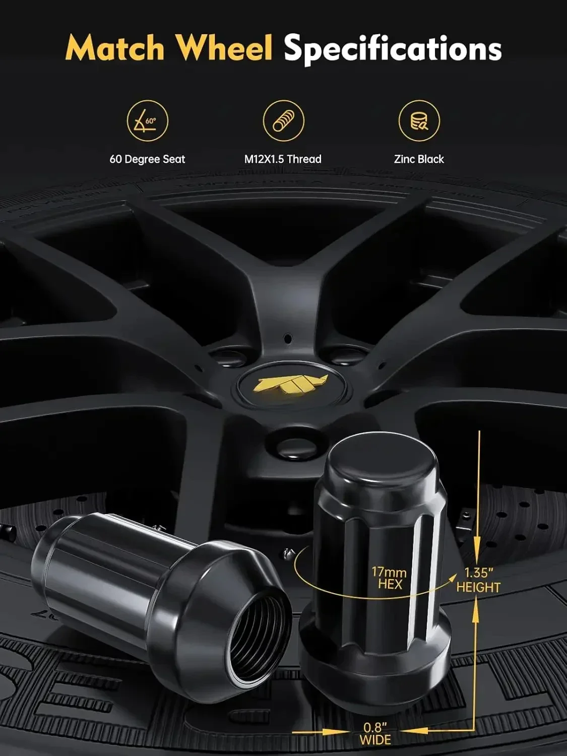24 stuks M12x1.5 wielmoeren -  - Nuts Mix recensie en prijs