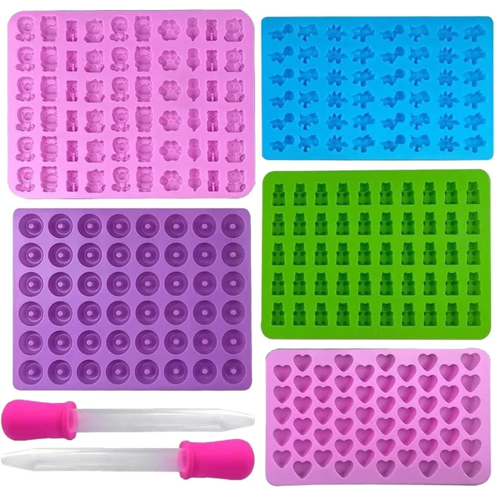 5 Stuks Snoep Siliconen Mallen - Gummy Candy recensie en prijs
